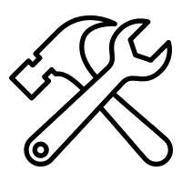 Tools icon for maintenance